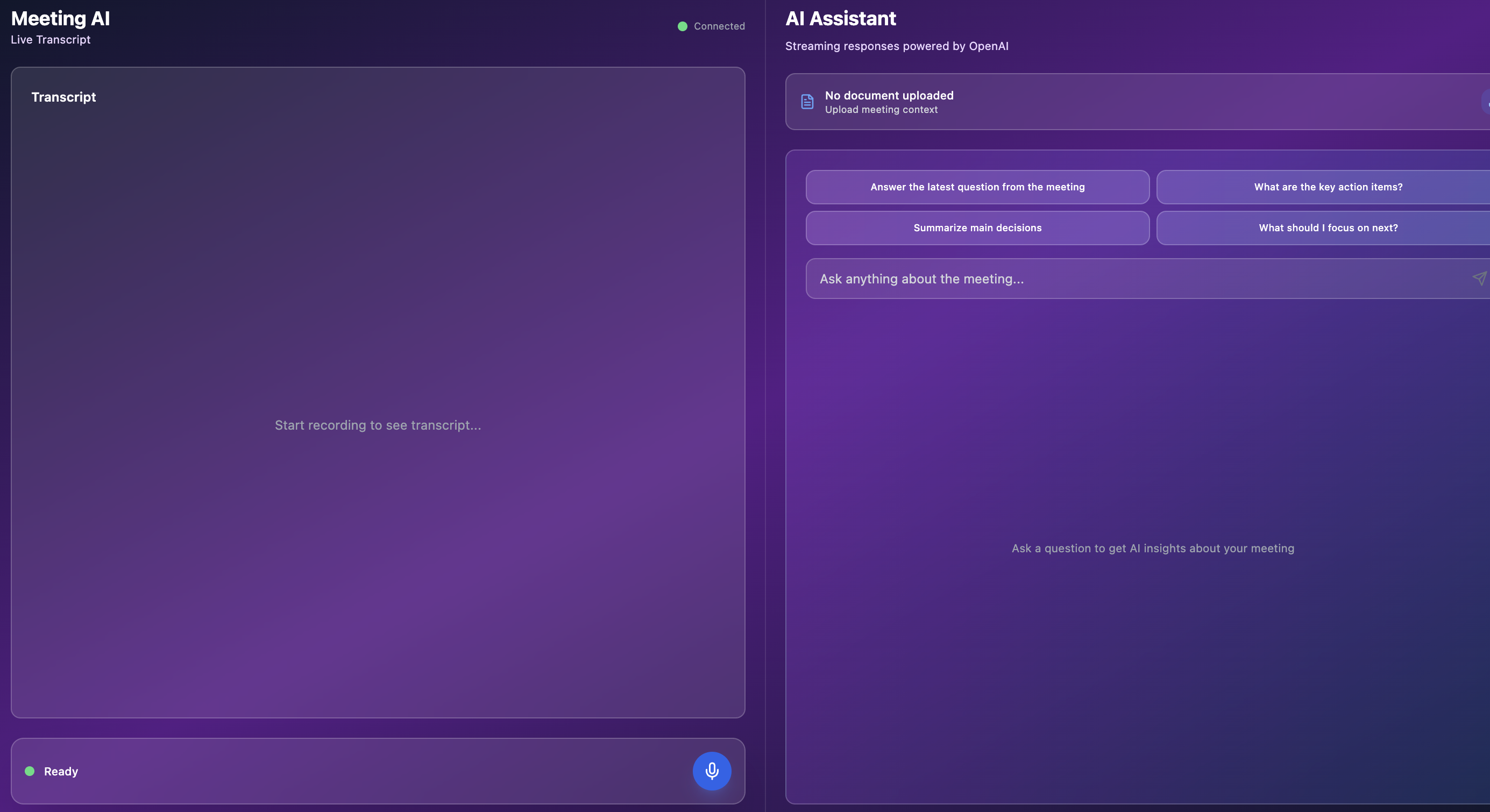 AI Meeting Helper